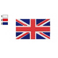 UK Flag Embroidery Design